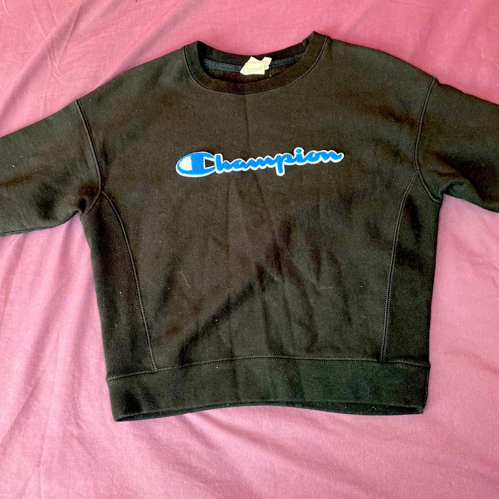Black champion sweatshirt size small
